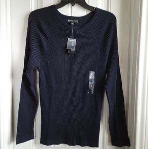 I.N.C Long Sleave Navy Blue Medium Shirt